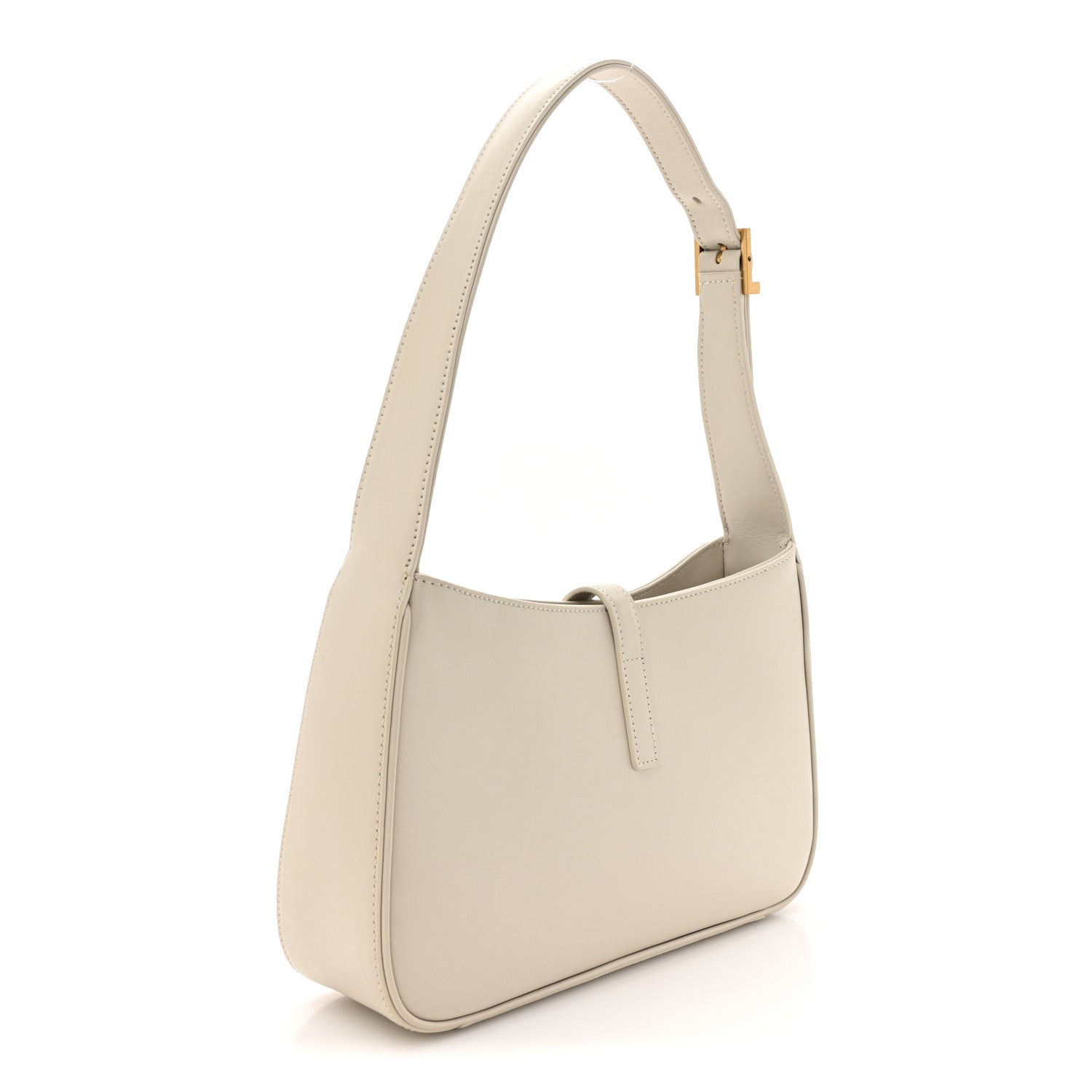 Saint Laurent Smooth Calfskin Le 5 A 7 Hobo Blanc Vintage 3 of 11