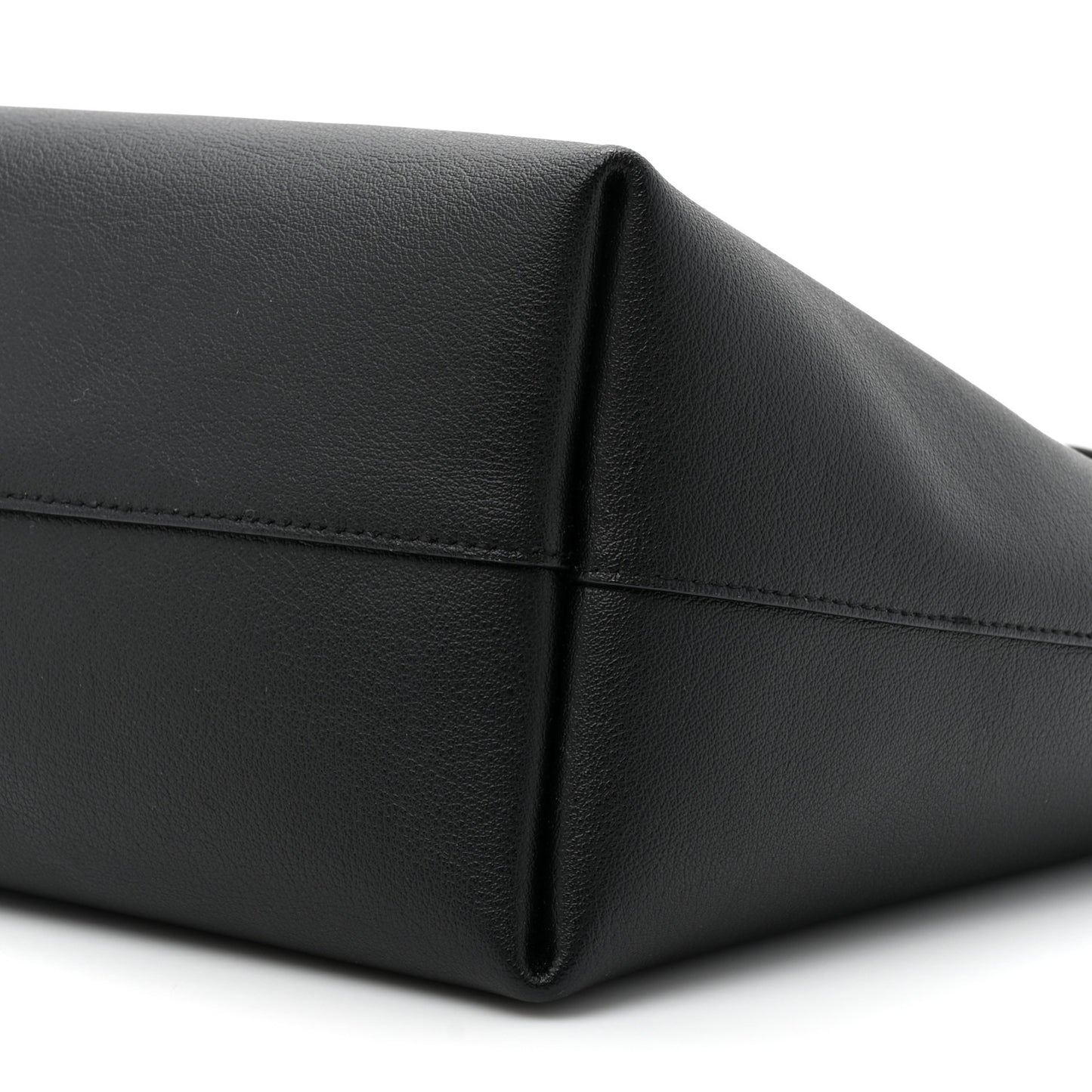 Calfskin Large Shopping Tote Black