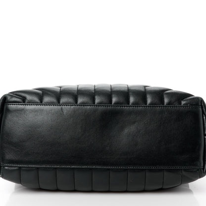 Saint Laurent Calfskin Y Quilted Monogram Medium Loulou Chain Satchel Black 15 of 15