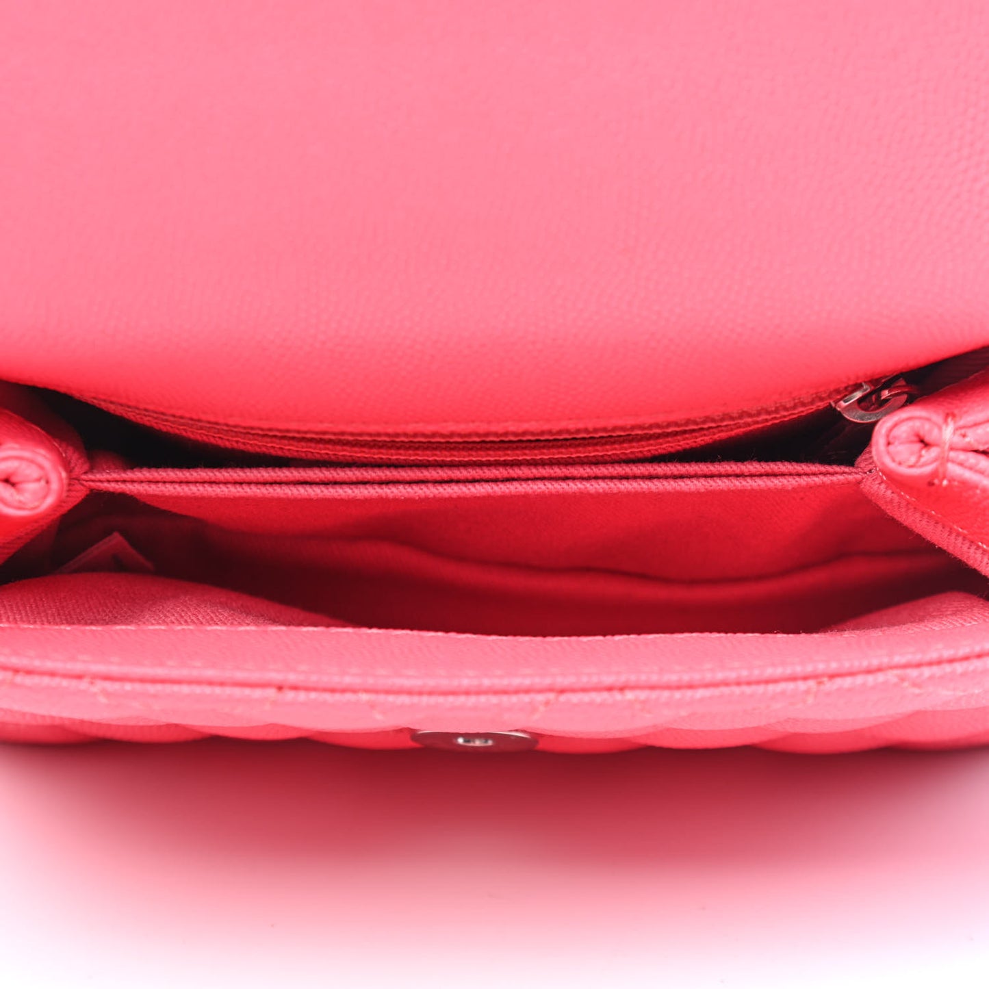 Caviar Quilted Incognito Extra Mini Coco Handle Flap Pink
