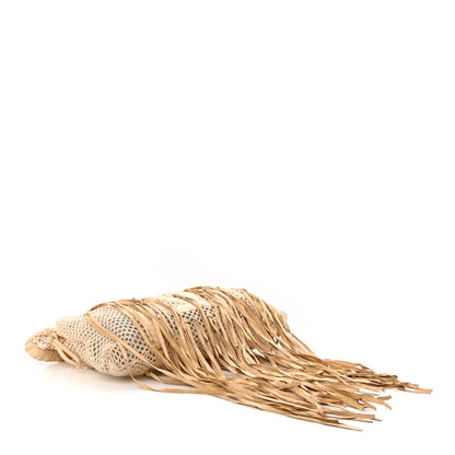 Chanel Calfskin Fringe Large La Madrague Tote Dark White 4 of 10