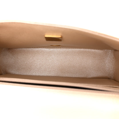 Chanel Metallic Goatskin Quilted Mini Rectangular Flap Gold 5 of 11