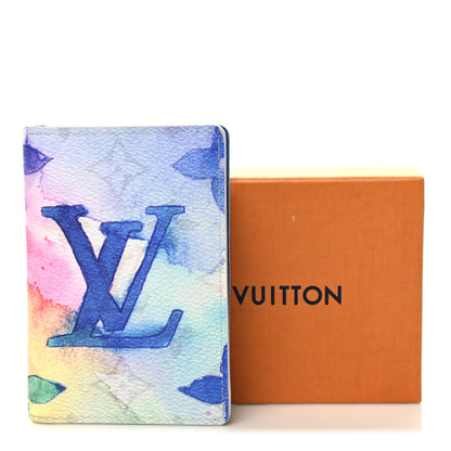 Louis Vuitton Monogram Watercolor Pocket Organizer NM Multicolor 3 of 9