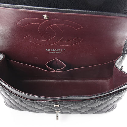 Chanel Caviar Quilted Jumbo Double Flap Black 4 of 9