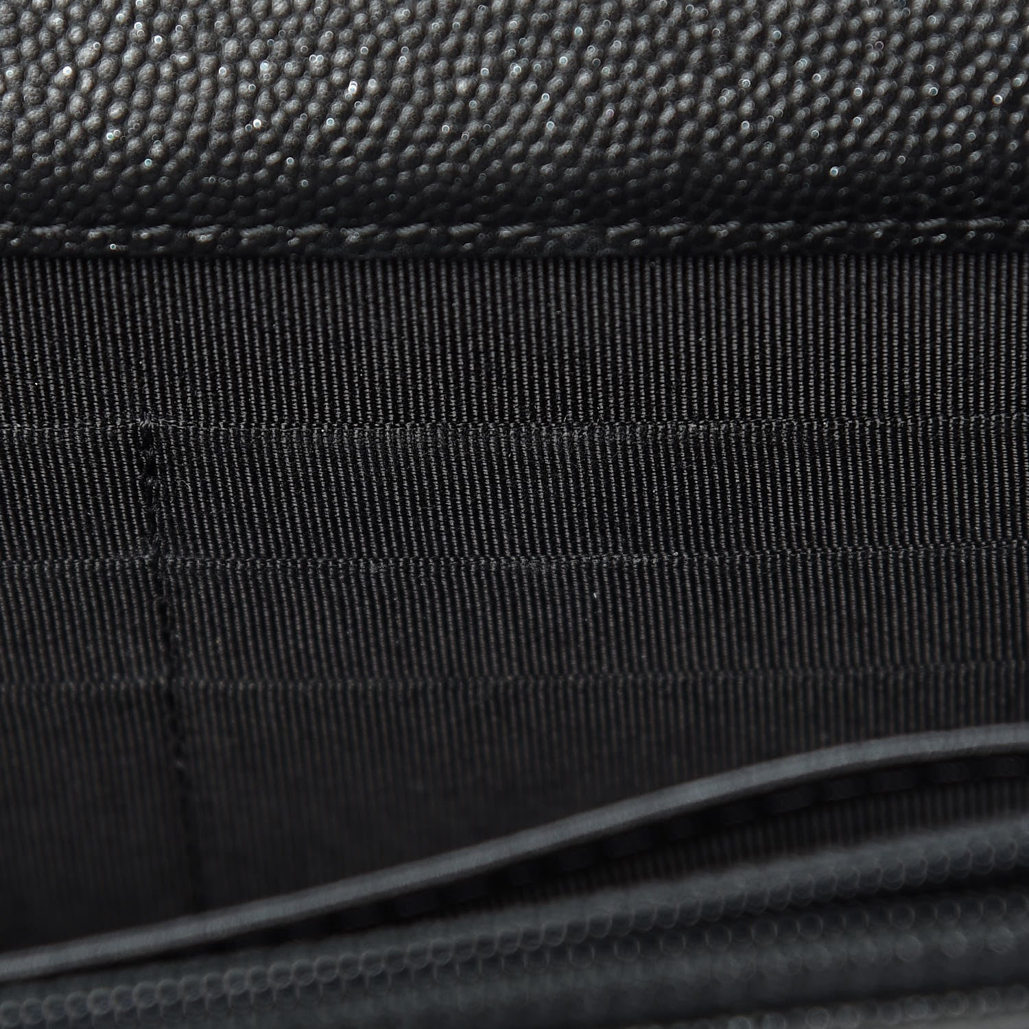 Chanel Iridescent Caviar Quilted Wallet On Chain WOC Black 12 of 14