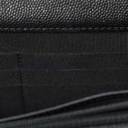 Chanel Iridescent Caviar Quilted Wallet On Chain WOC Black 12 of 14