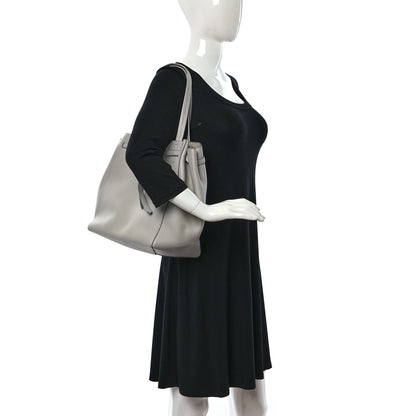 Celine Soft Grained Calfskin Small Belt Cabas Phantom Mineral 2 of 16