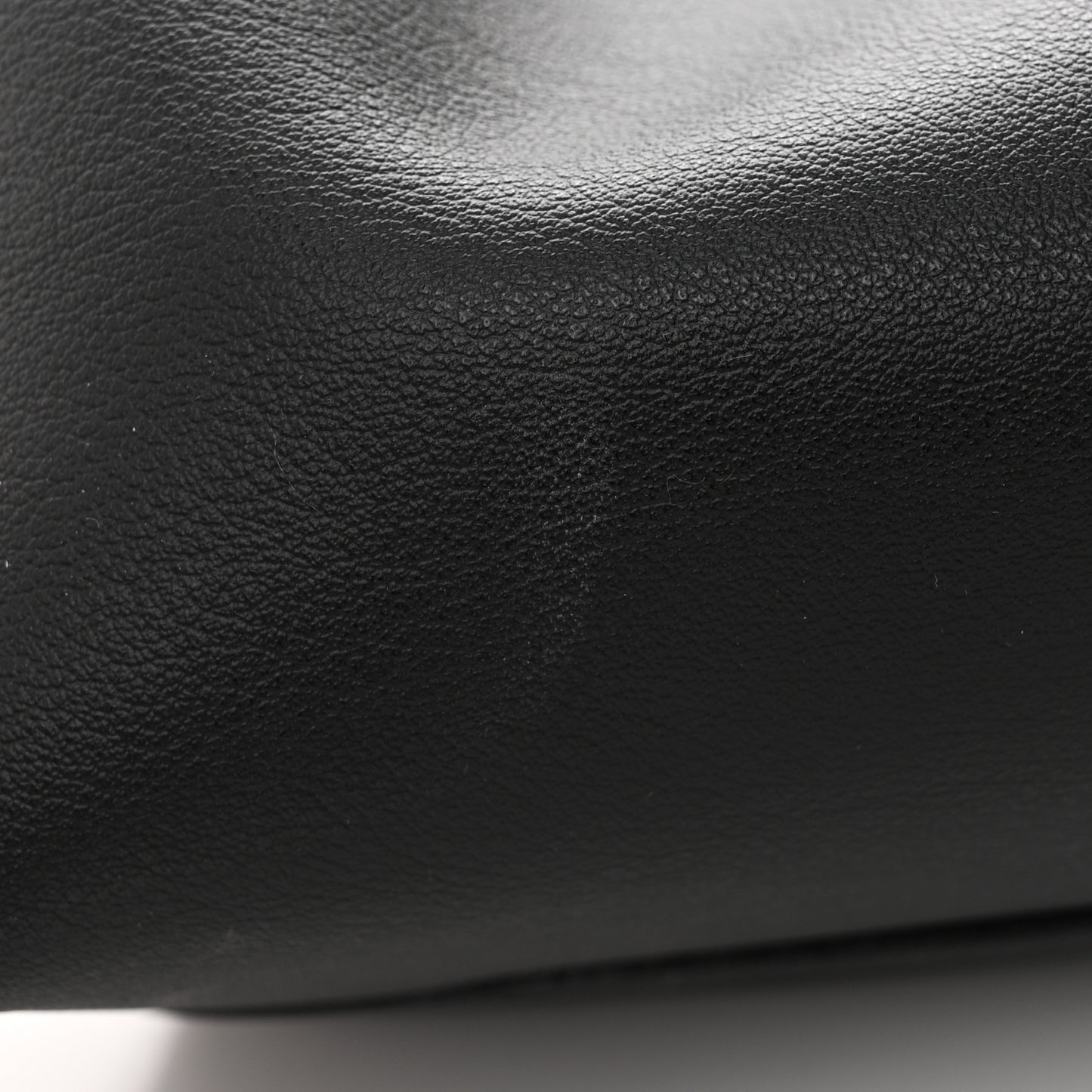 Calfskin Large Shopping Tote Black