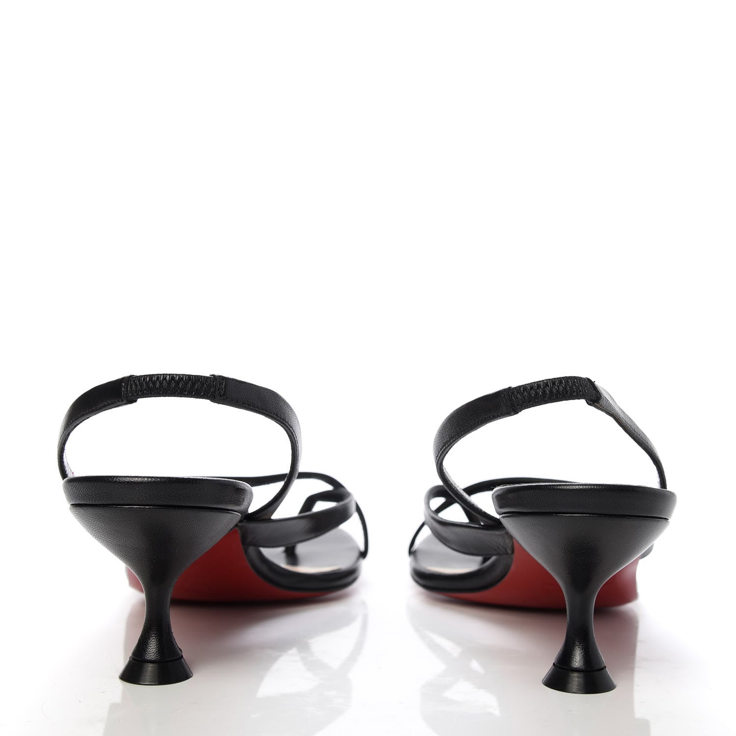Christian Louboutin Kid Taralita 55 Thong Sandals 37 Black 6 of 9