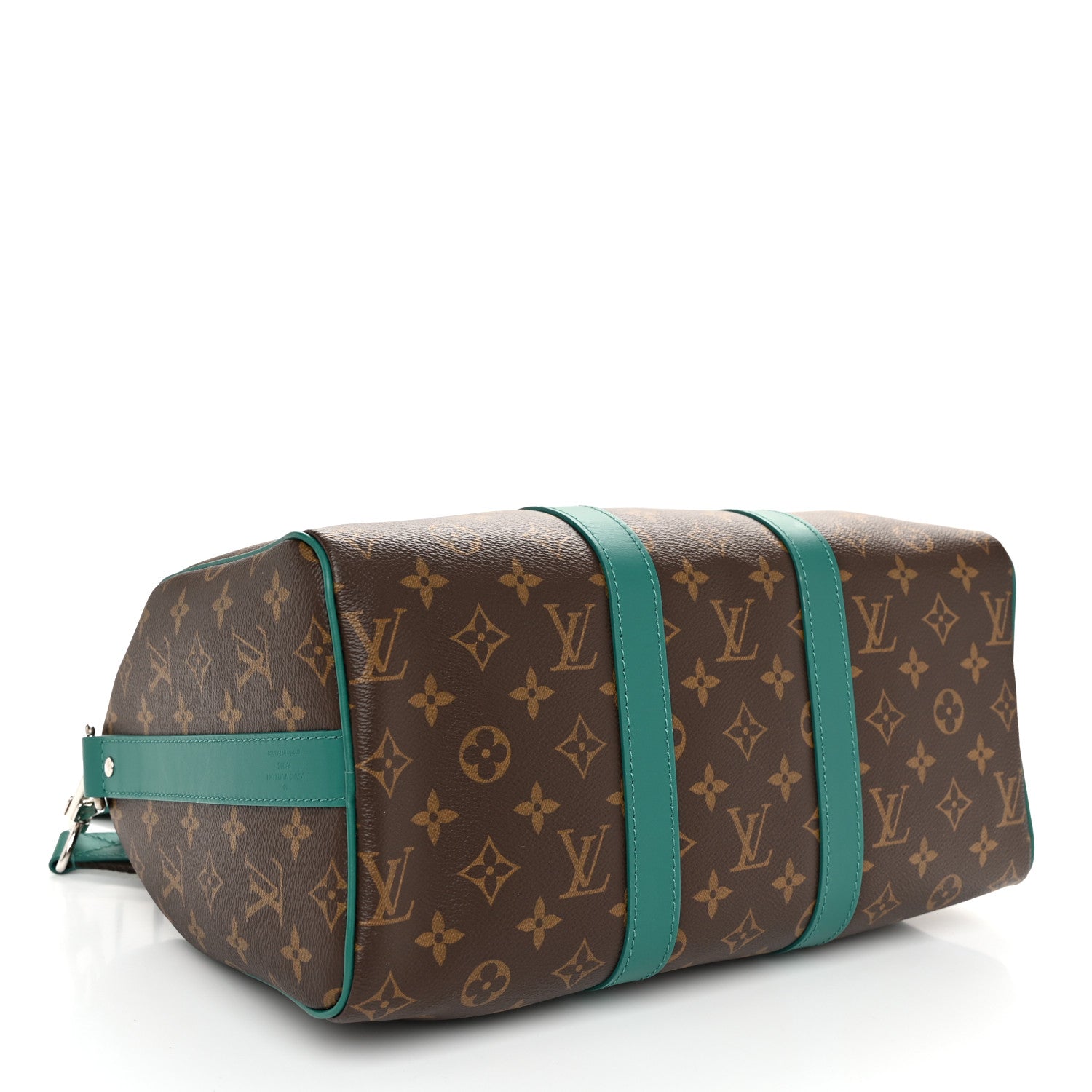 Louis Vuitton Monogram Macassar Keepall Bandouliere 35 Borneo Green 4 of 9