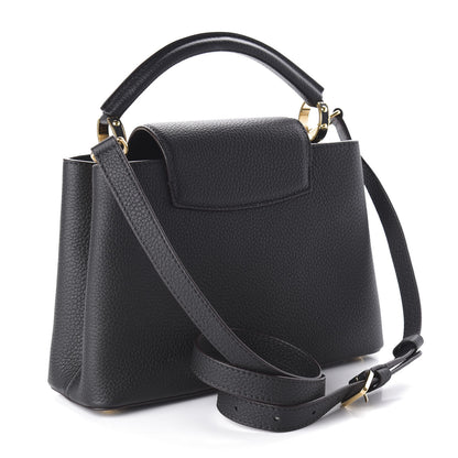 Louis Vuitton Taurillon Capucines BB Black 3 of 10