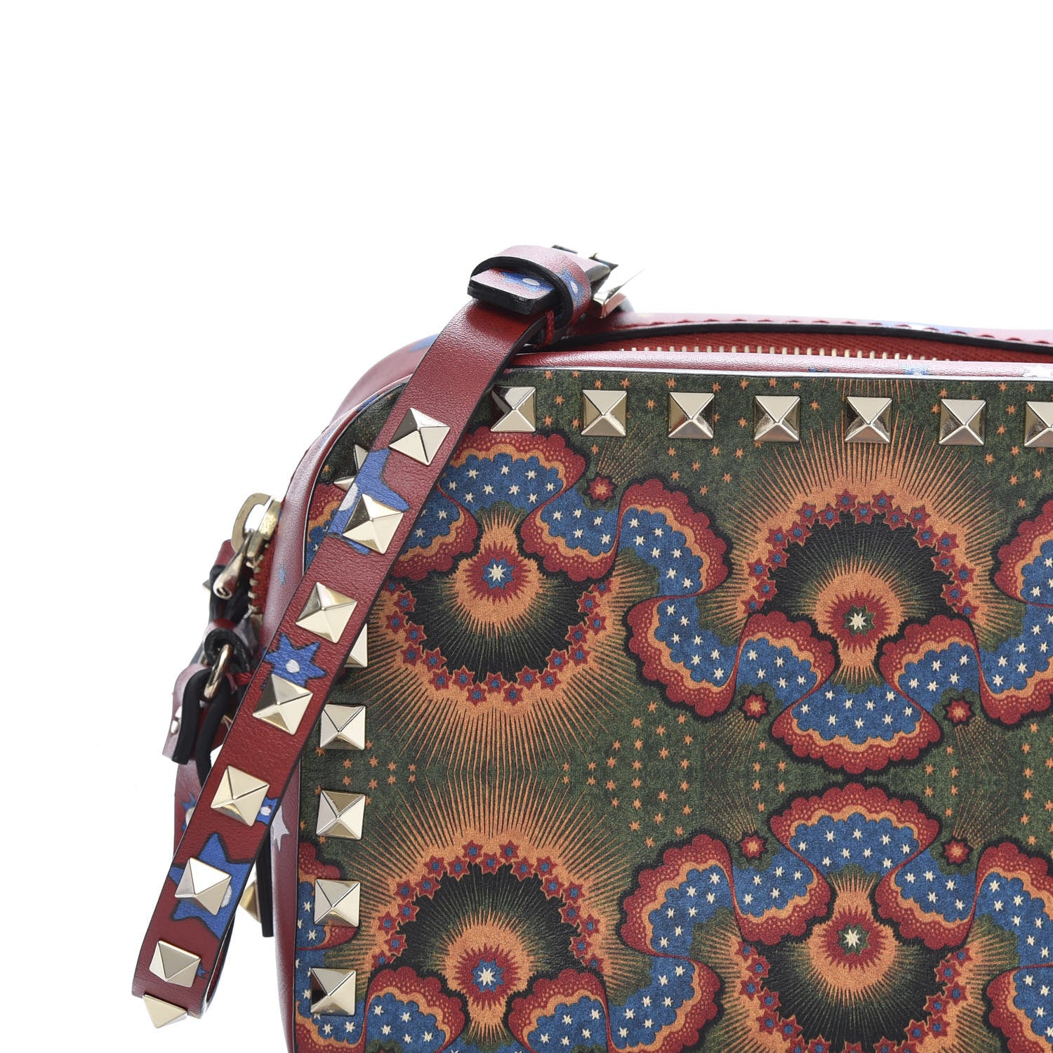 Valentino Garavani Vitello Enchanted Wonderland Rockstud Camera Crossbody Bag Multicolor 9 of 9