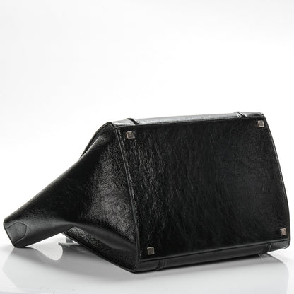 Celine Shiny Goatskin Medium Phantom Luggage Black 4 of 7