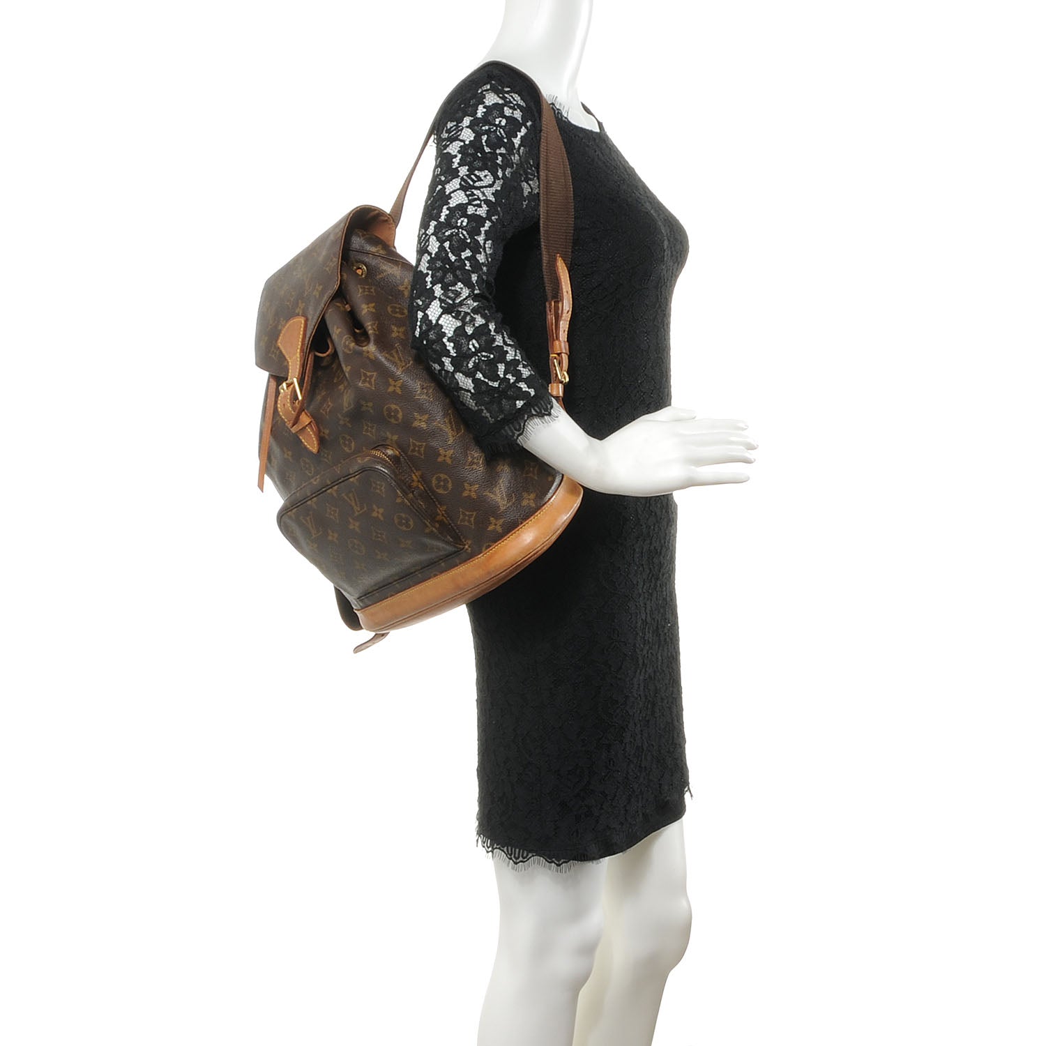 Louis Vuitton Monogram Montsouris GM Backpack 2 of 8