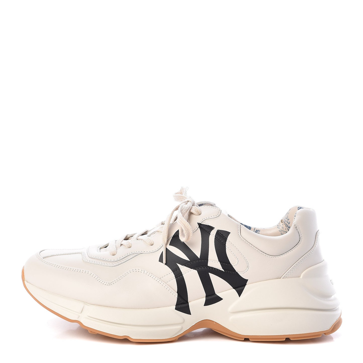 X MLB Calfskin NY Yankees Mens Rhyton Sneakers 10.5 Mystic White