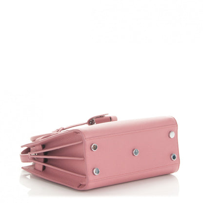 Saint Laurent Calfskin Nano Sac De Jour Rose Dark 4 of 6