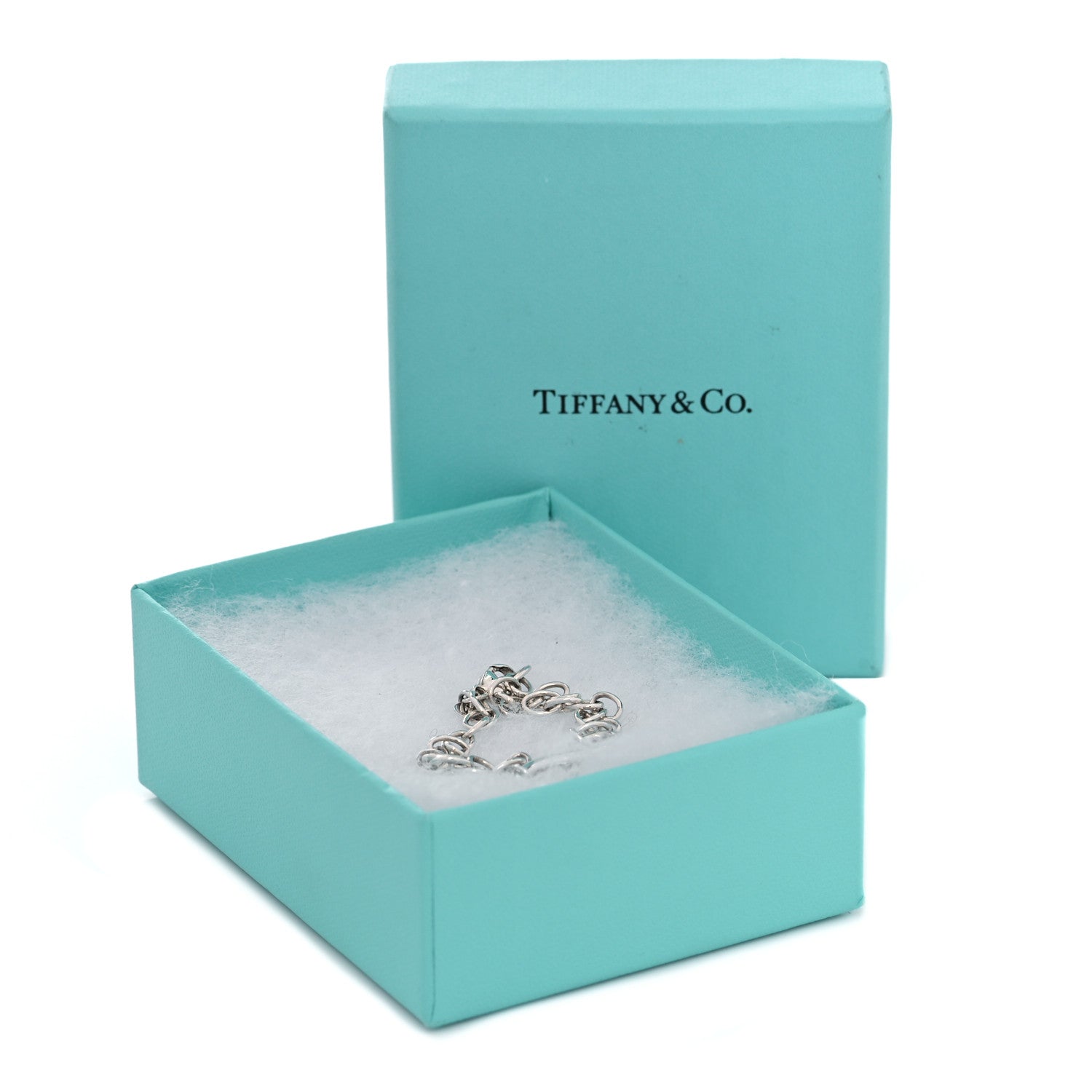 Tiffany Sterling Silver Infinity Chain Bracelet 5 of 5