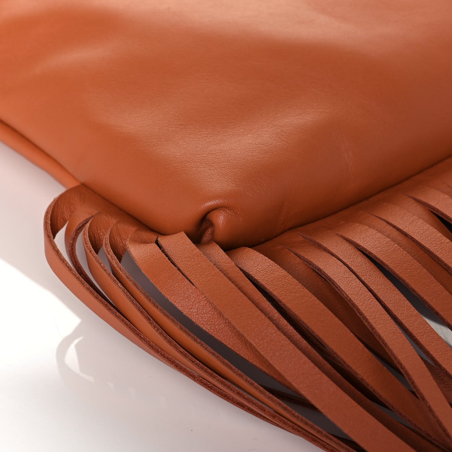 Nappa The Fringe Pouch Shoulder Bag Clay