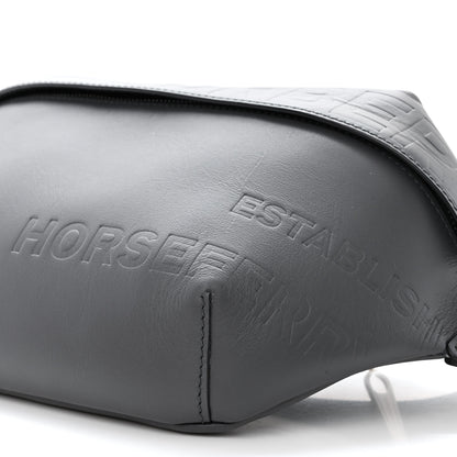 Burberry Calfskin Horseferry Print Medium Sonny Bum Bag Dark Ash Grey 10 of 11