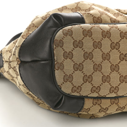 Gucci Monogram Medium Sukey Top Handle Dark Brown 9 of 10