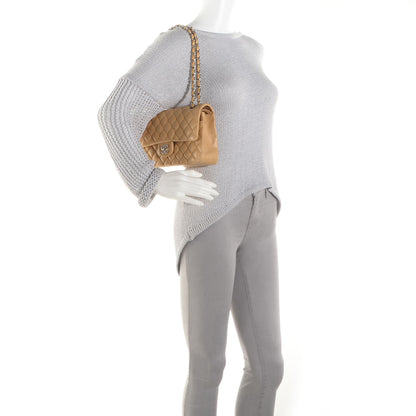 Chanel Lambskin Medium Double Flap Beige 2 of 9