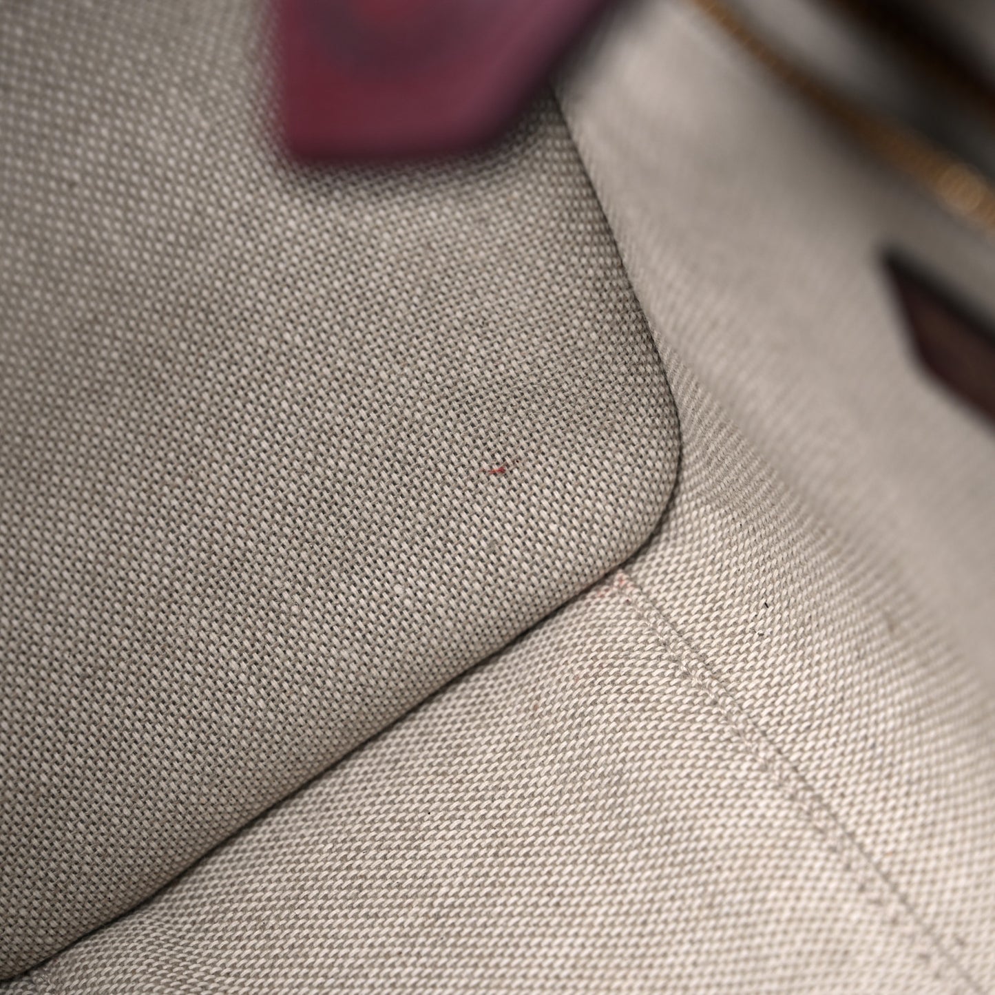 Felt Varenne Tote Marl Grey Burgundy