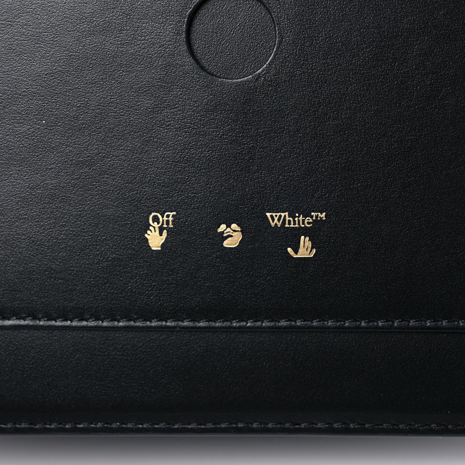 Off-White Calfskin 3D Nail Logo Shoulder Bag Black 15 of 16