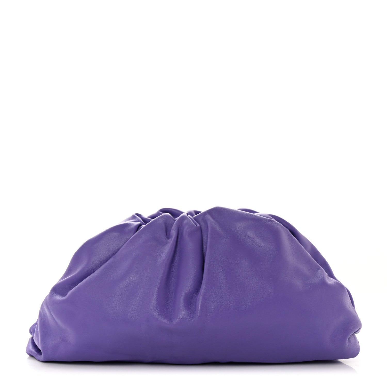 Bottega Veneta Smooth Butter Calf The Pouch Oversized Clutch Purple 1 of 7