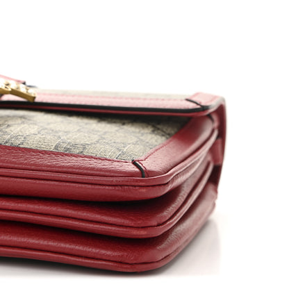 Gucci GG Supreme Monogram Medium Queen Margaret Shoulder Bag Red 10 of 12