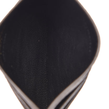 Saint Laurent Grained Metallic Calfskin Monogram Credit Card Case Bronze 5 of 7