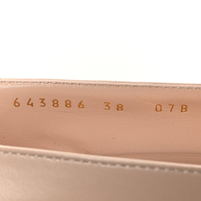 Gucci Malaga Kid Horsebit 75mm Pumps 38 Skin Rose 6 of 8
