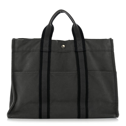 Hermes Canvas Fourre Tout MM Grey 1 of 14