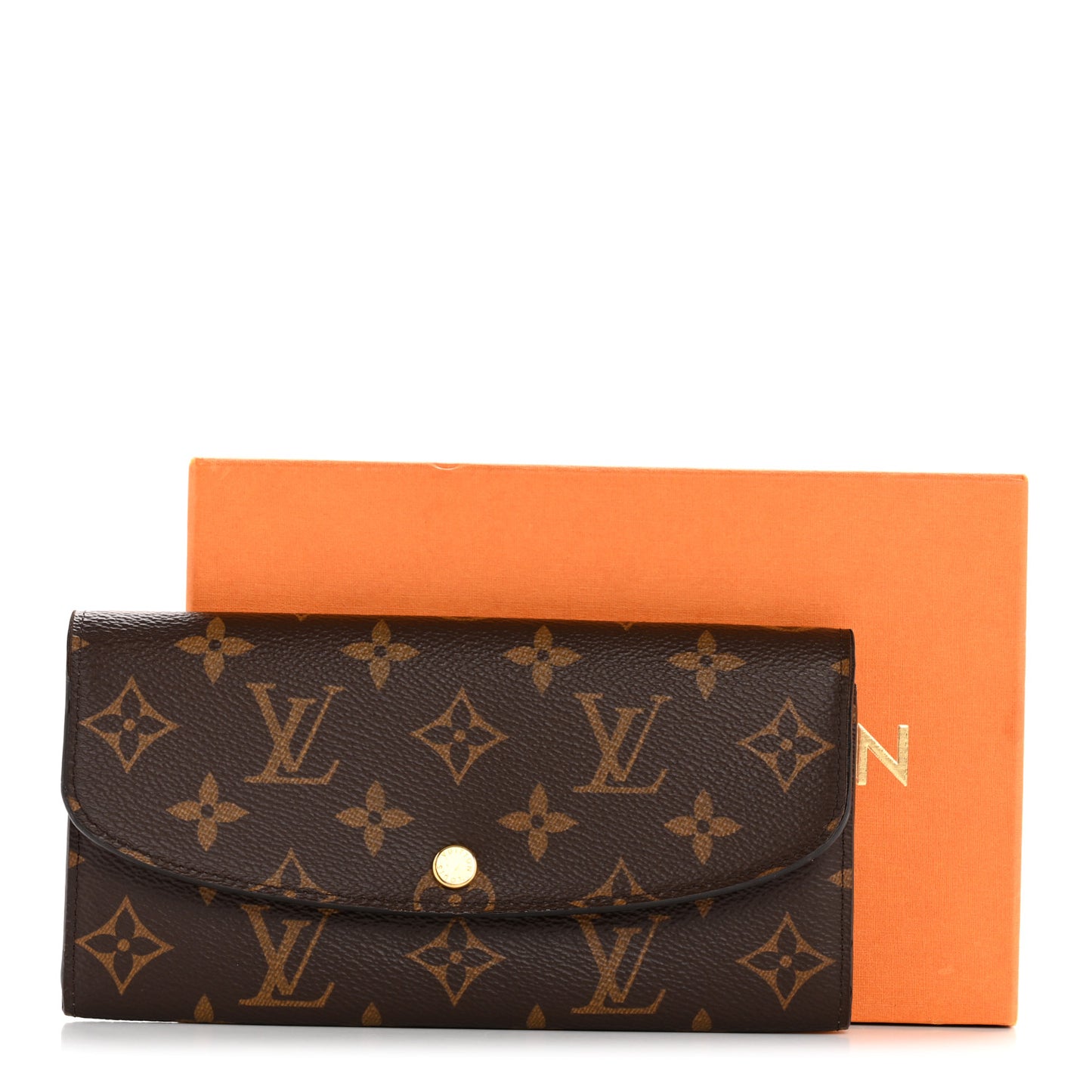 Monogram Emilie Wallet Rose Ballerine