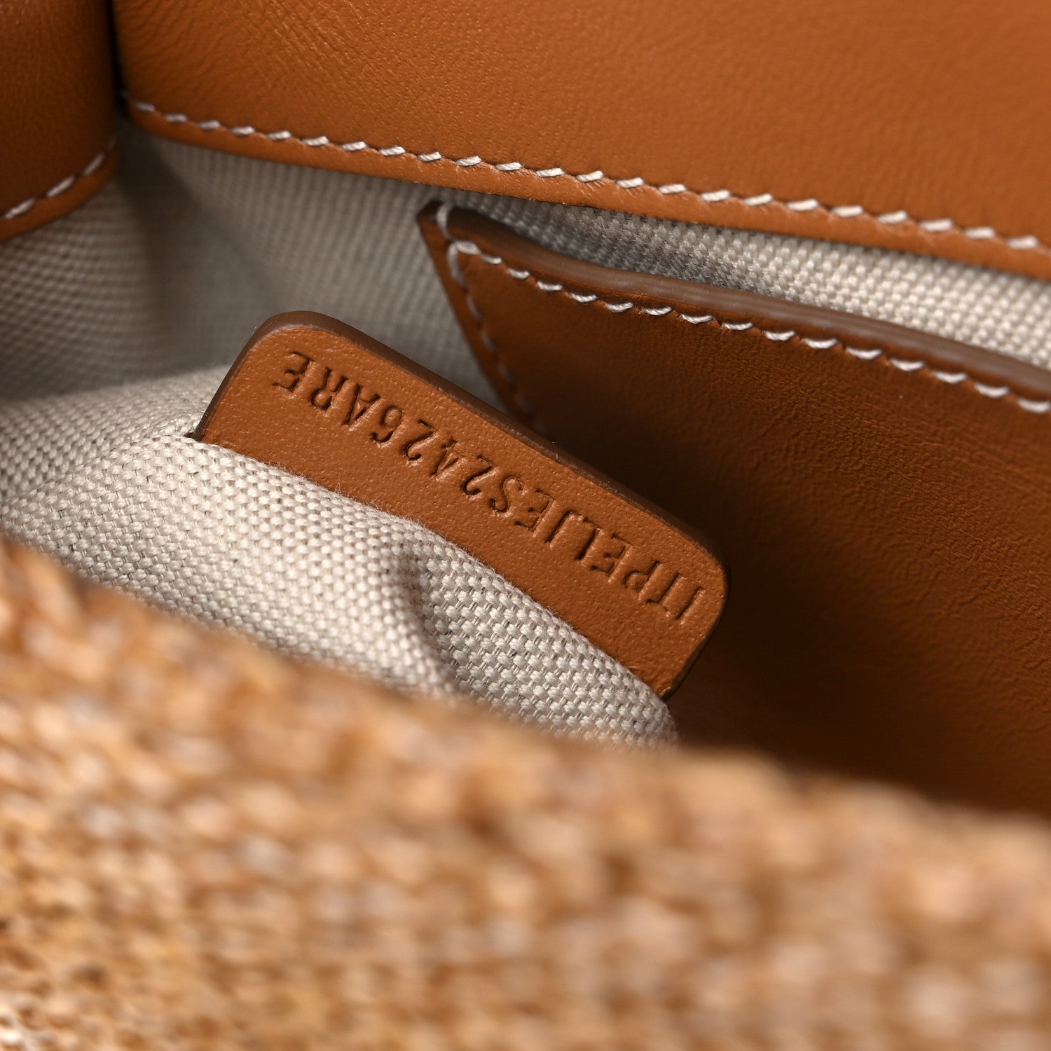 Burberry Raffia Small Lola Bag Natural 6 of 8
