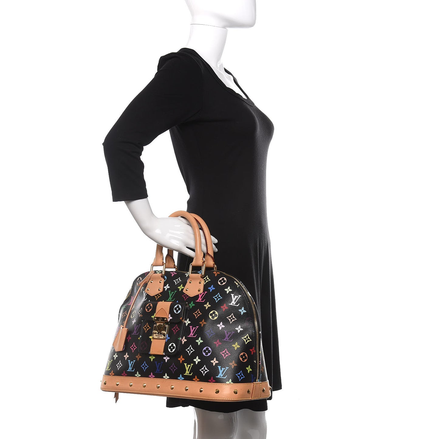 Monogram Multicolor Alma GM Black