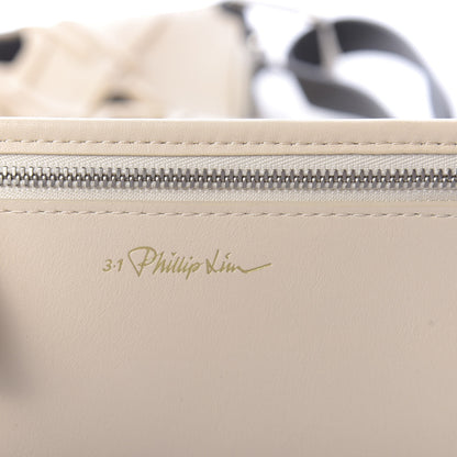 3.1 Phillip Lim 3.1 Lambskin Cutout Quill Triangle Bag Milk 7 of 10