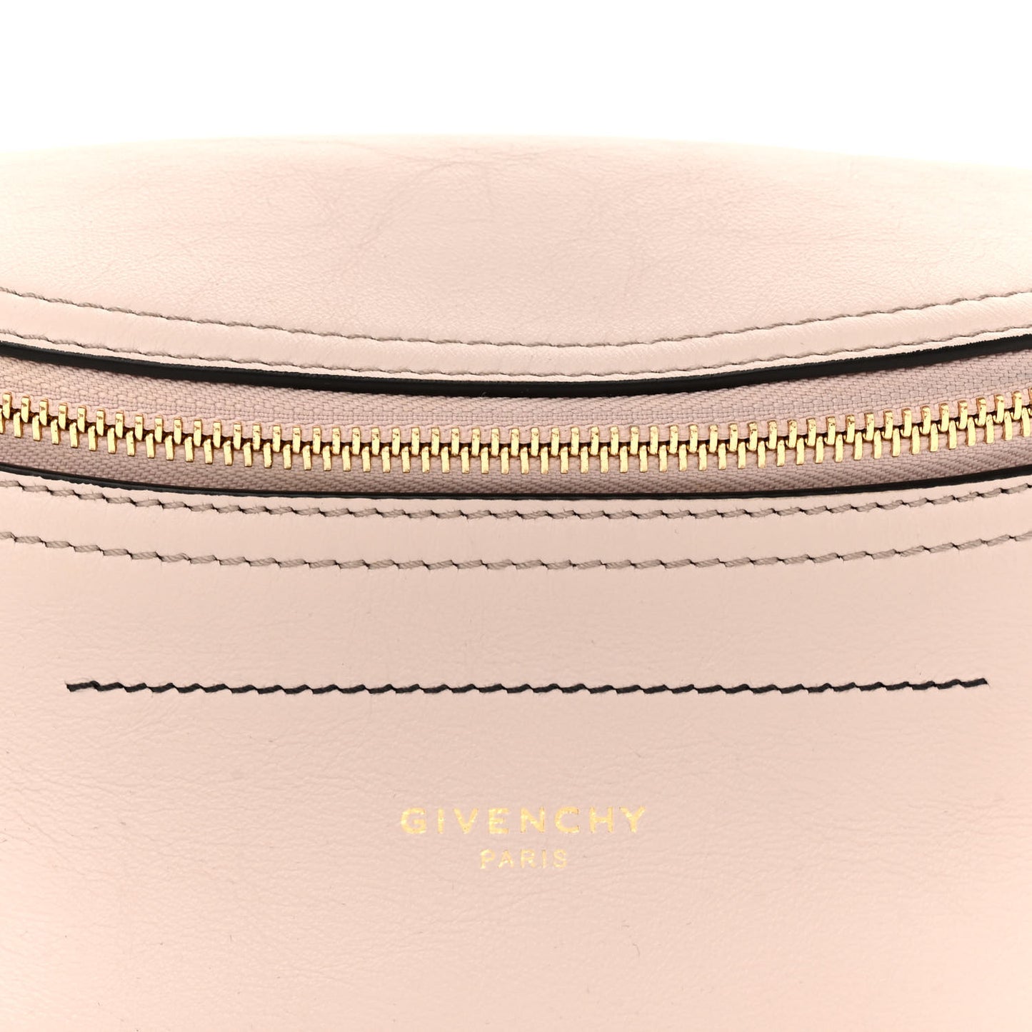 Calfskin Whip Belt Bag Pale Pink