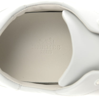 Hermes Calfskin Day Sneakers 39 White 6 of 9