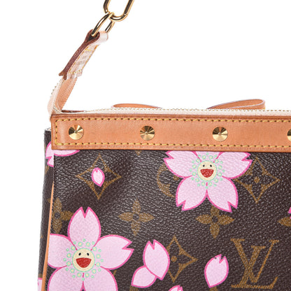 Louis Vuitton Monogram Cherry Blossom Pochette Accessories Brown 9 of 12