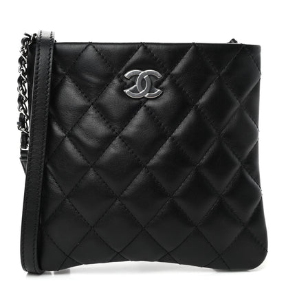 Chanel Lambskin Quilted Crossbody Bag Black 1 of 4