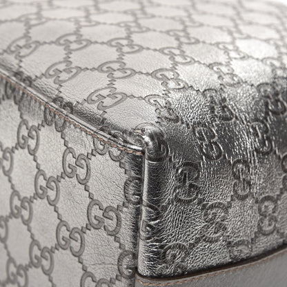 Gucci Metallic Guccissima Hobo Silver 10 of 12