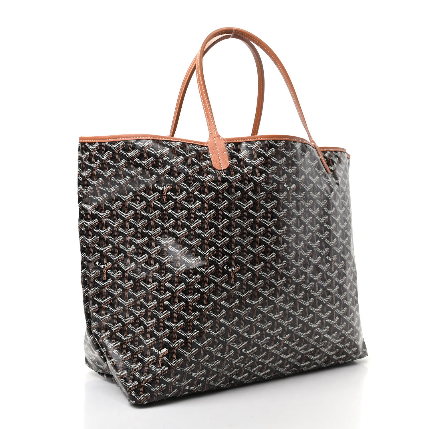 Goyard Goyardine Saint Louis GM Black Gold 3 of 8