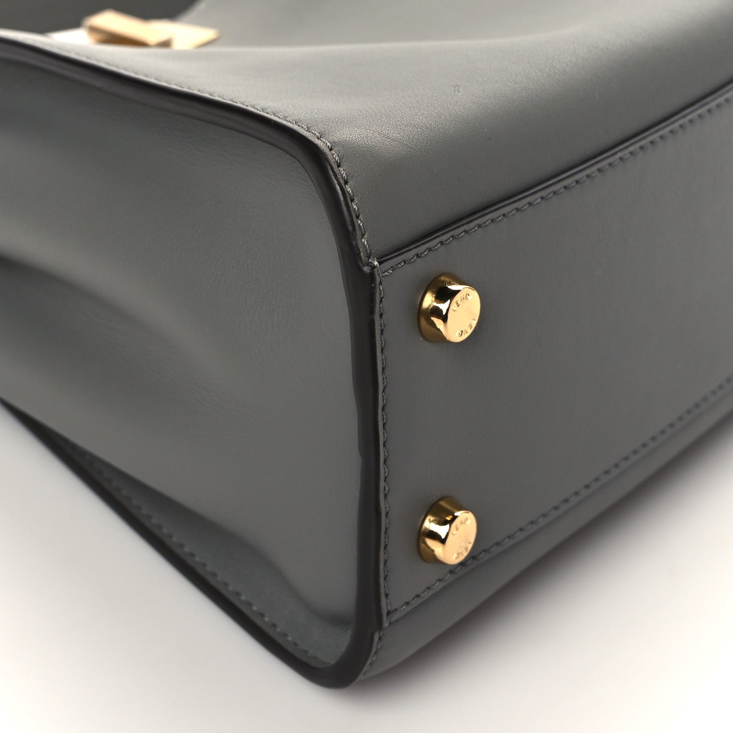 Fendi Vitello Medium Peekaboo Iconic Essentially Satchel Moon Miel 8 of 9