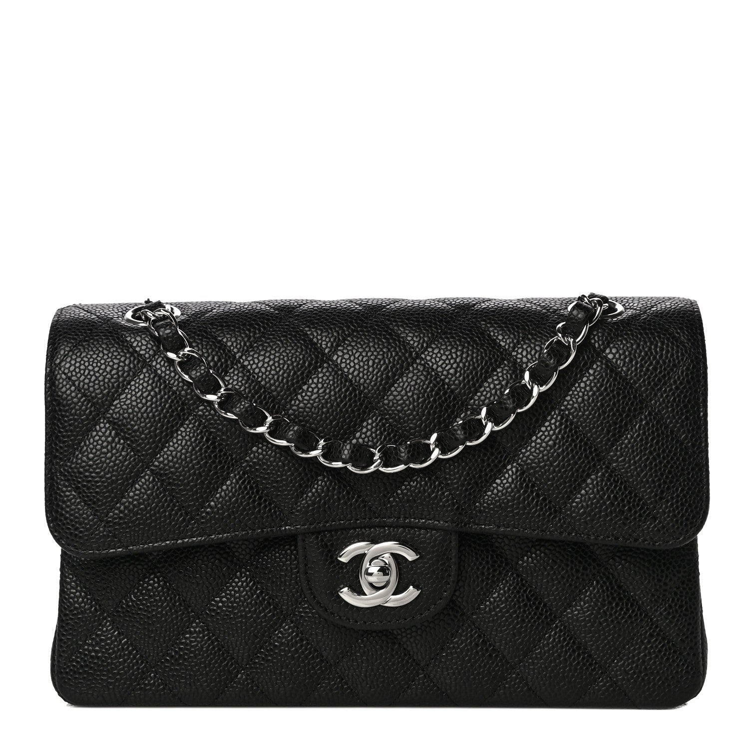 Chanel Caviar Quilted Small Double Flap Black 1 of 10