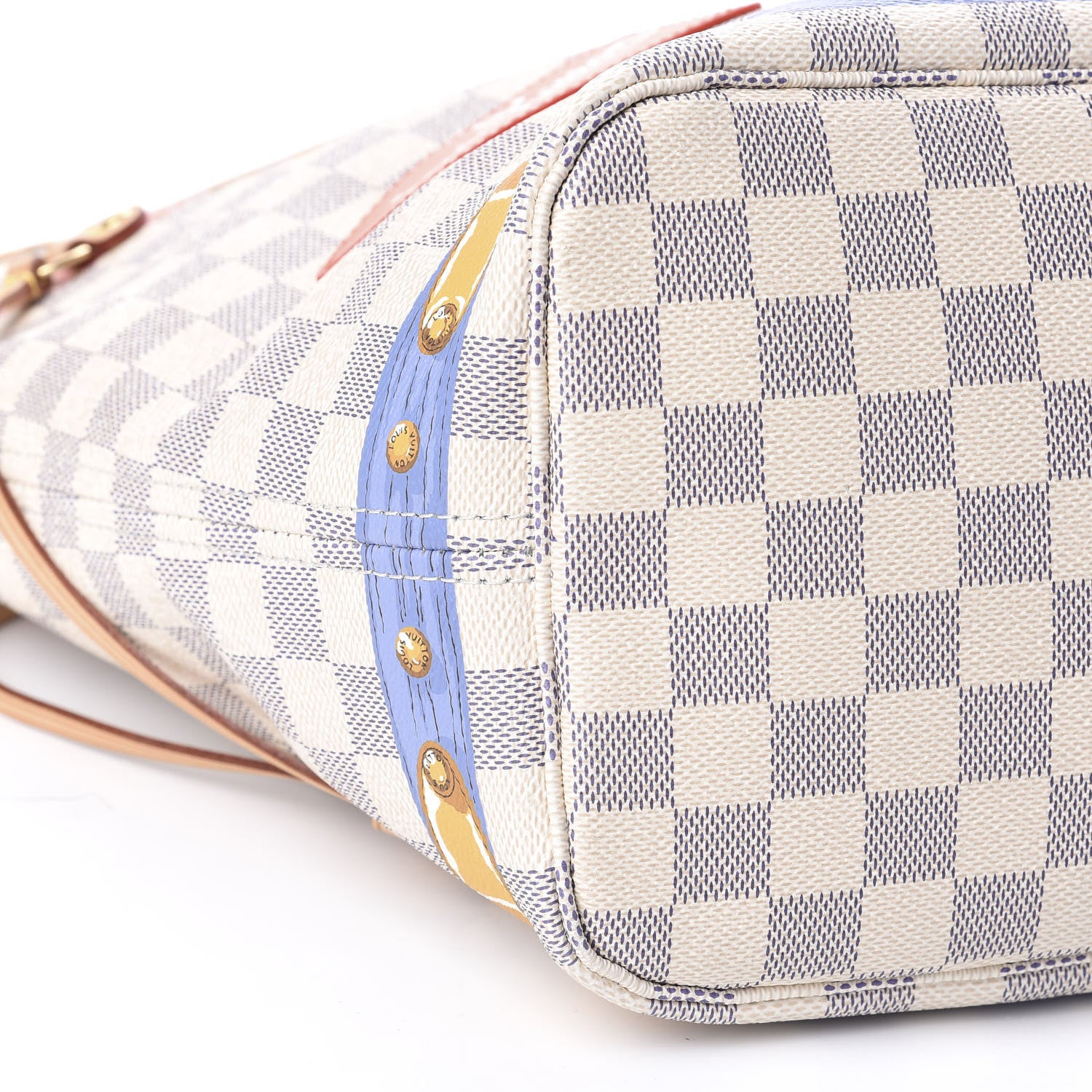 Louis Vuitton Damier Azur Summer Trunks Neo Neverfull MM 7 of 11