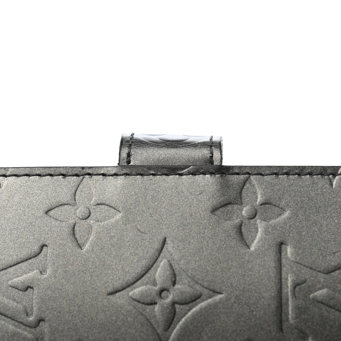 Mat Monogram Medium Ring Agenda Cover Black