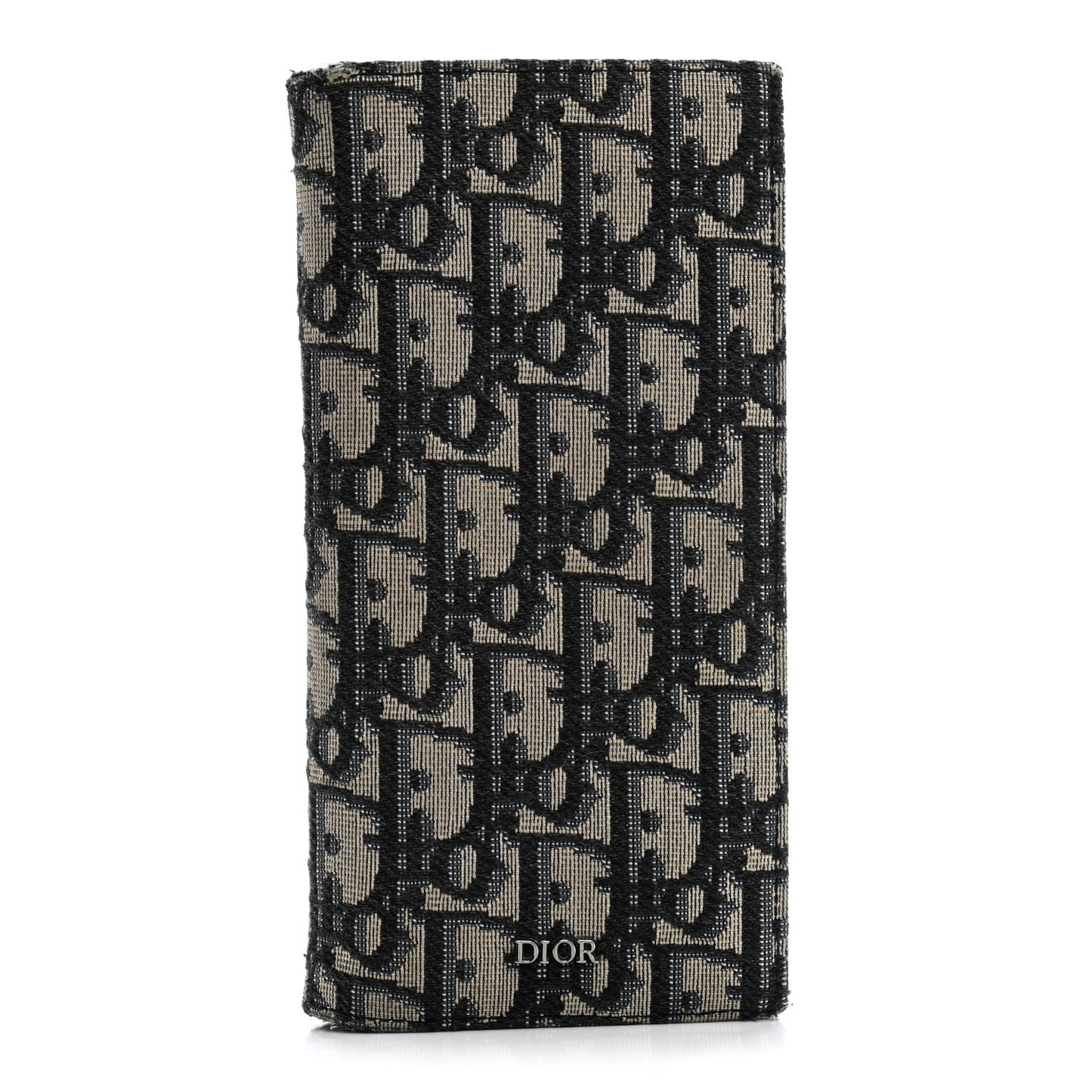 Oblique Long Vertical Wallet Blue Multicolor