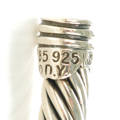 David Yurman Sterling Silver 14K Yellow Gold 5mm Cable Classics Single Station Bracelet 5 of 5