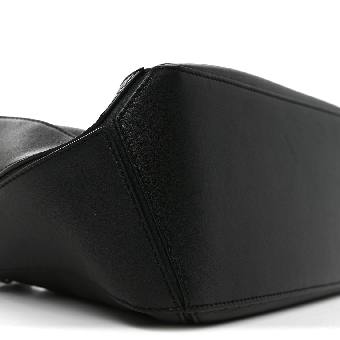 Calfskin Small Puzzle Bag Black
