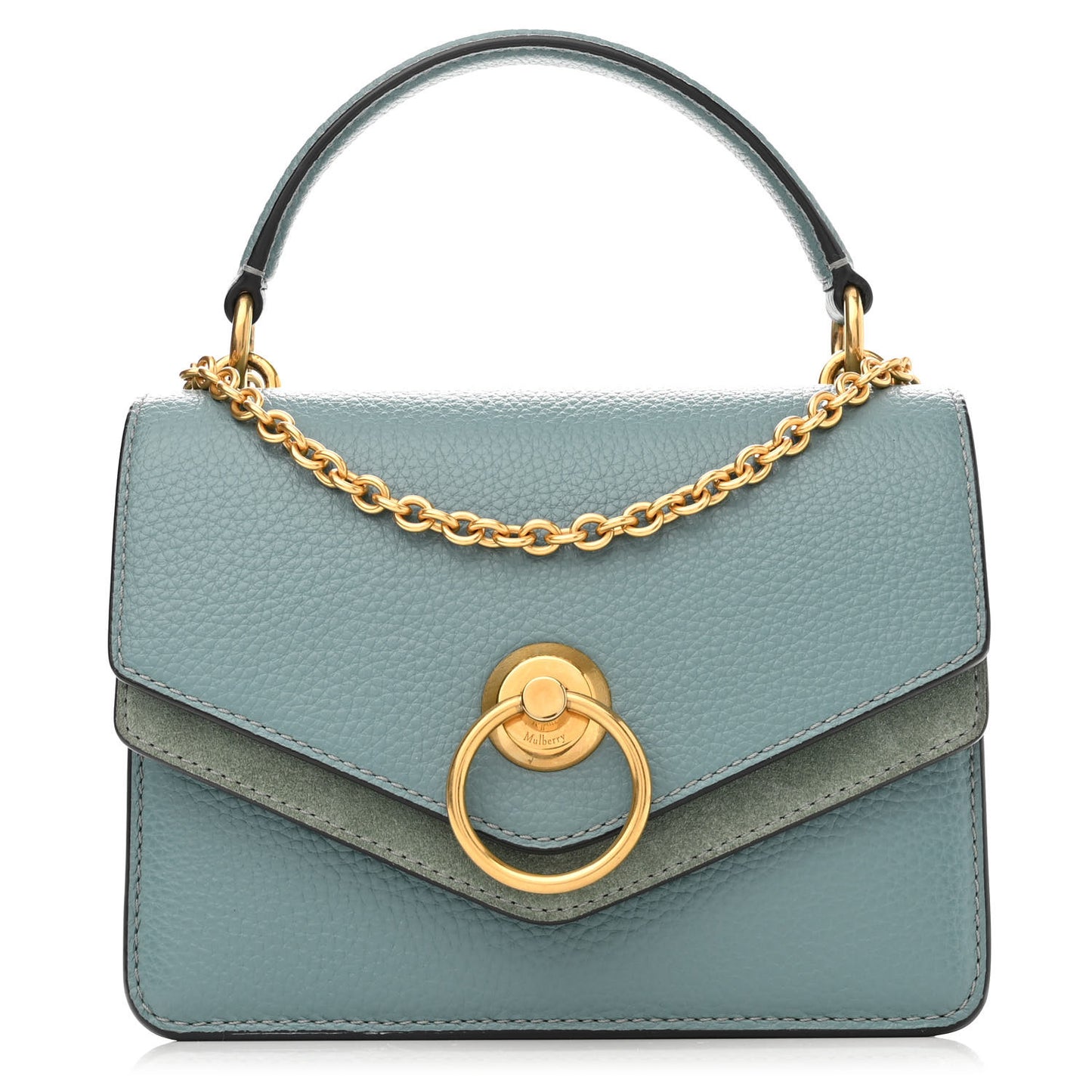 Small Classic Grain Small Harlow Chain Satchel